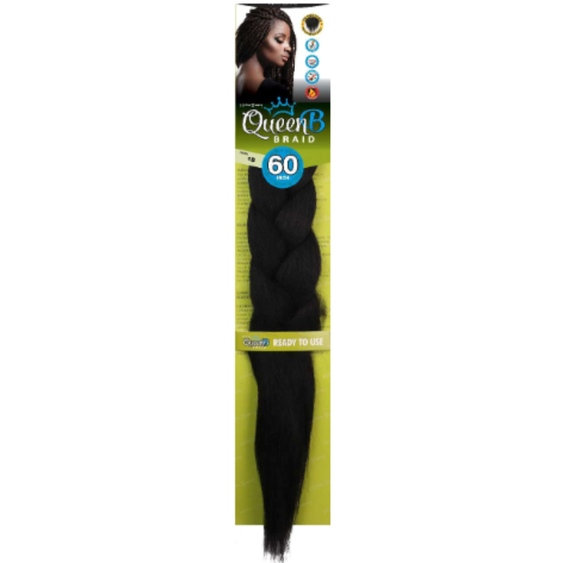 60 Inch Braiding hair - #1B