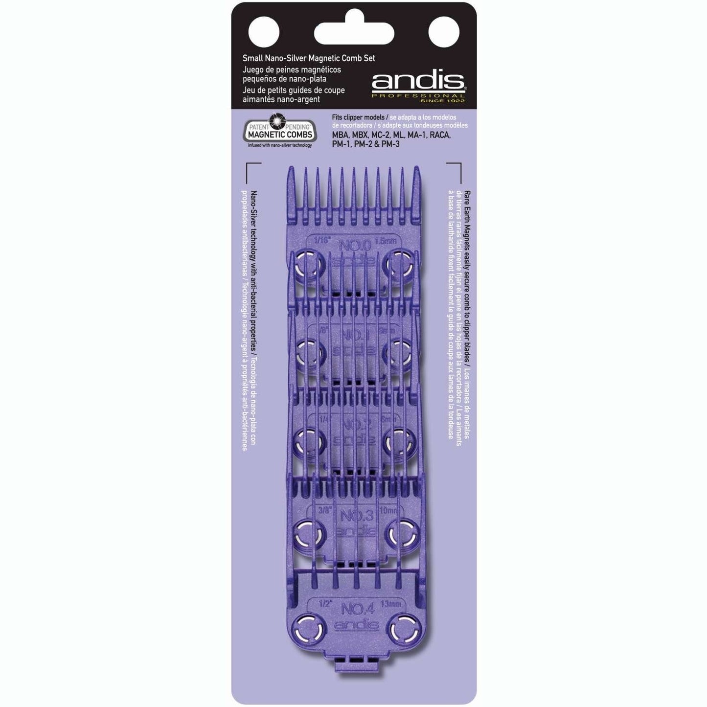 Andis Nano 2 Magnetic Comb Attachment Small