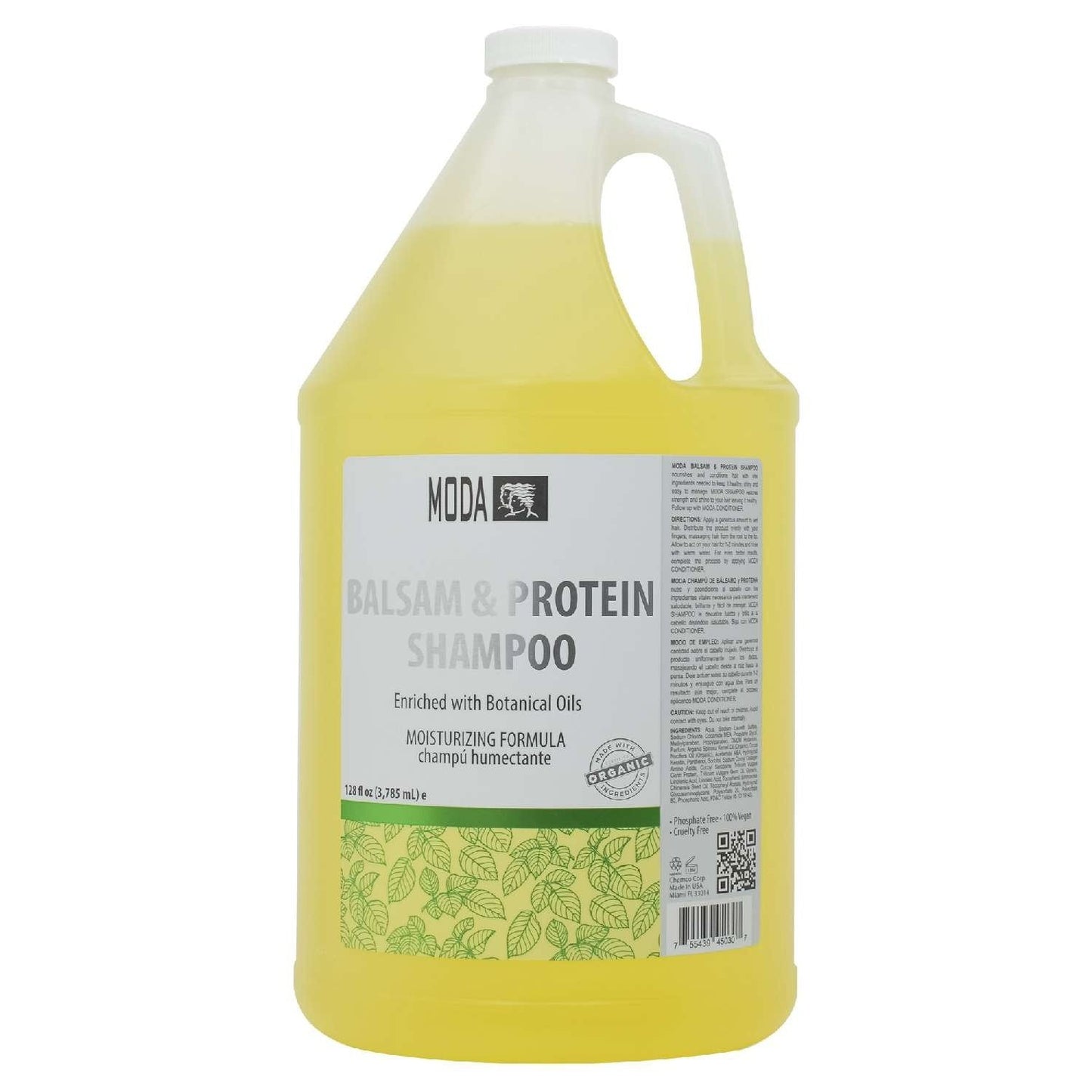 Moda Shampoo Balsam Protein 1 Gal