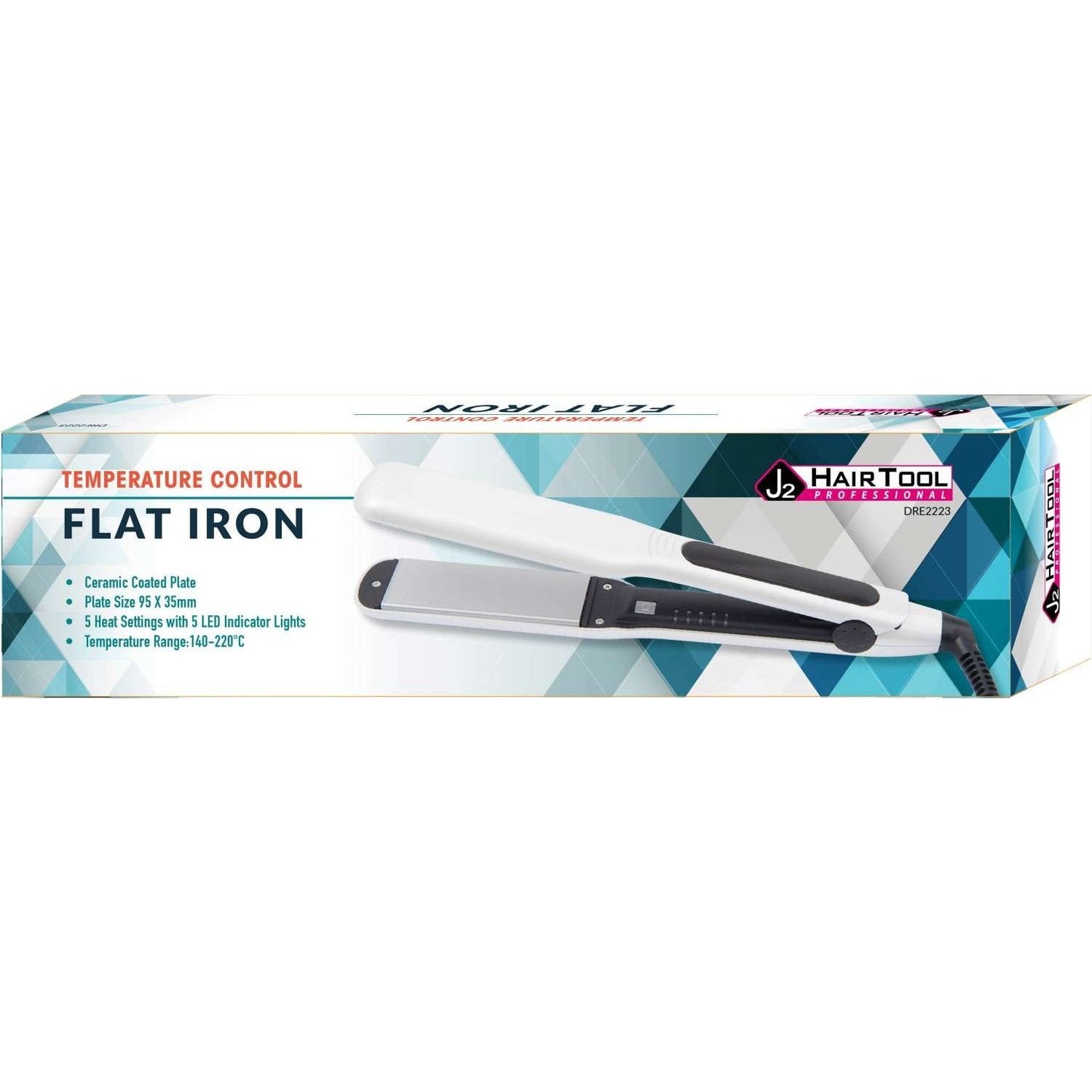 J2 Hair Tool Flat Iron 112 With Temperature Control