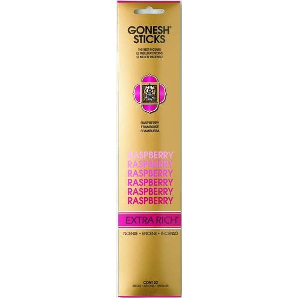 Gonesh Stick Extra Rich Raspberry 20 Piece