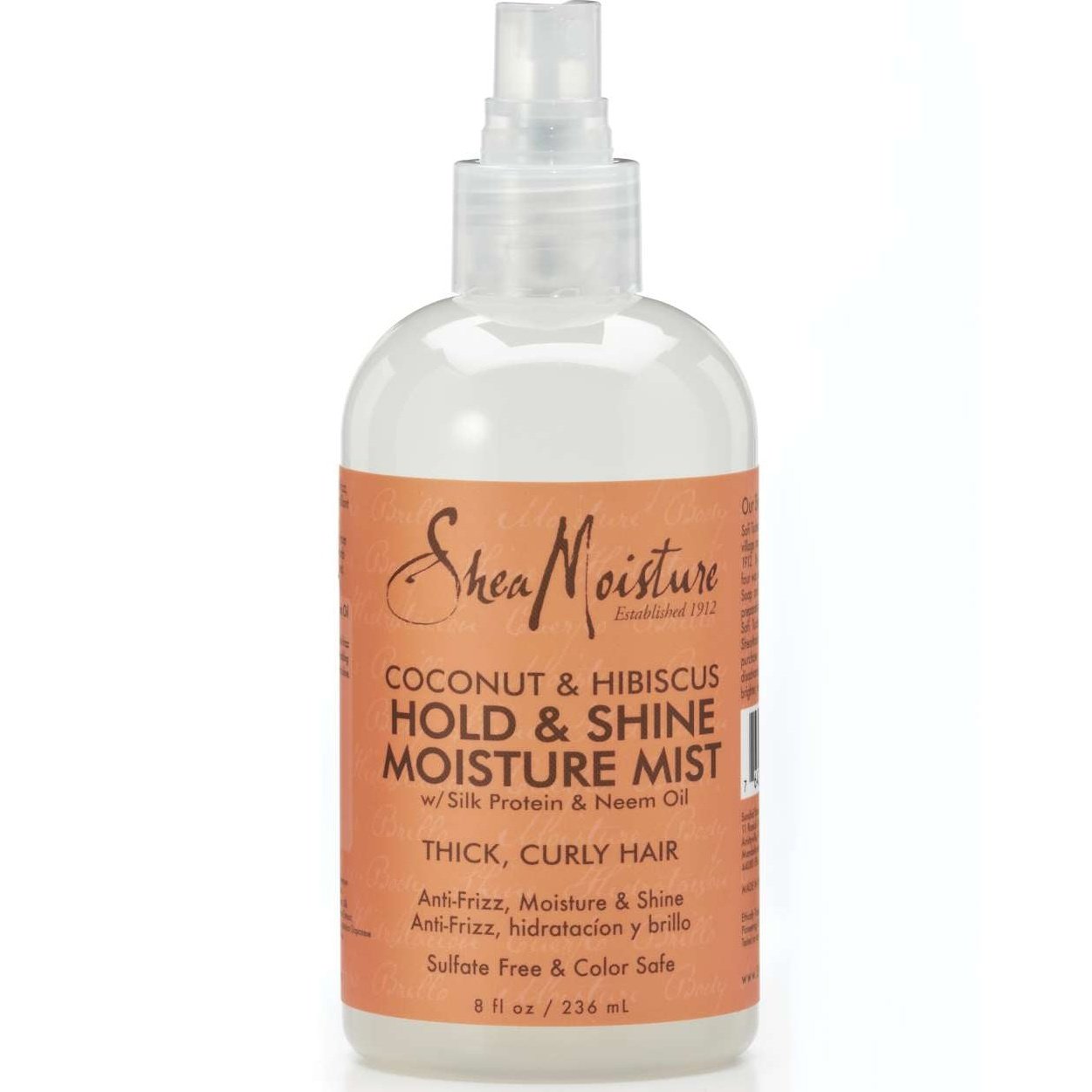 Shea Moisture Coconut Hibiscus Hold Shine Moisture Mist 8 Oz