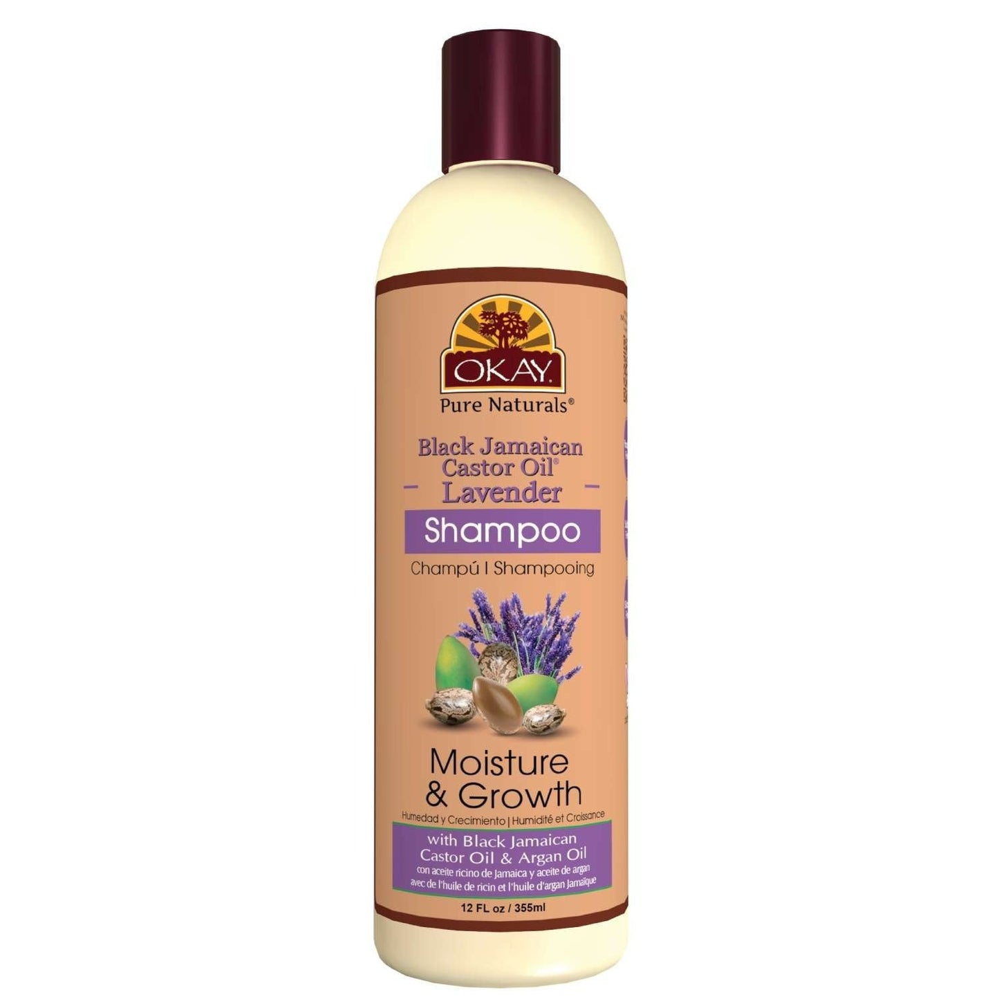 Okay Black Jamaican Castor Oil Lavender Shampoo