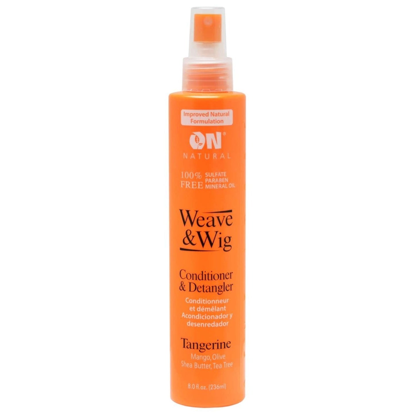 On Natural Weave Wig Tangerine Conditioner Detangler