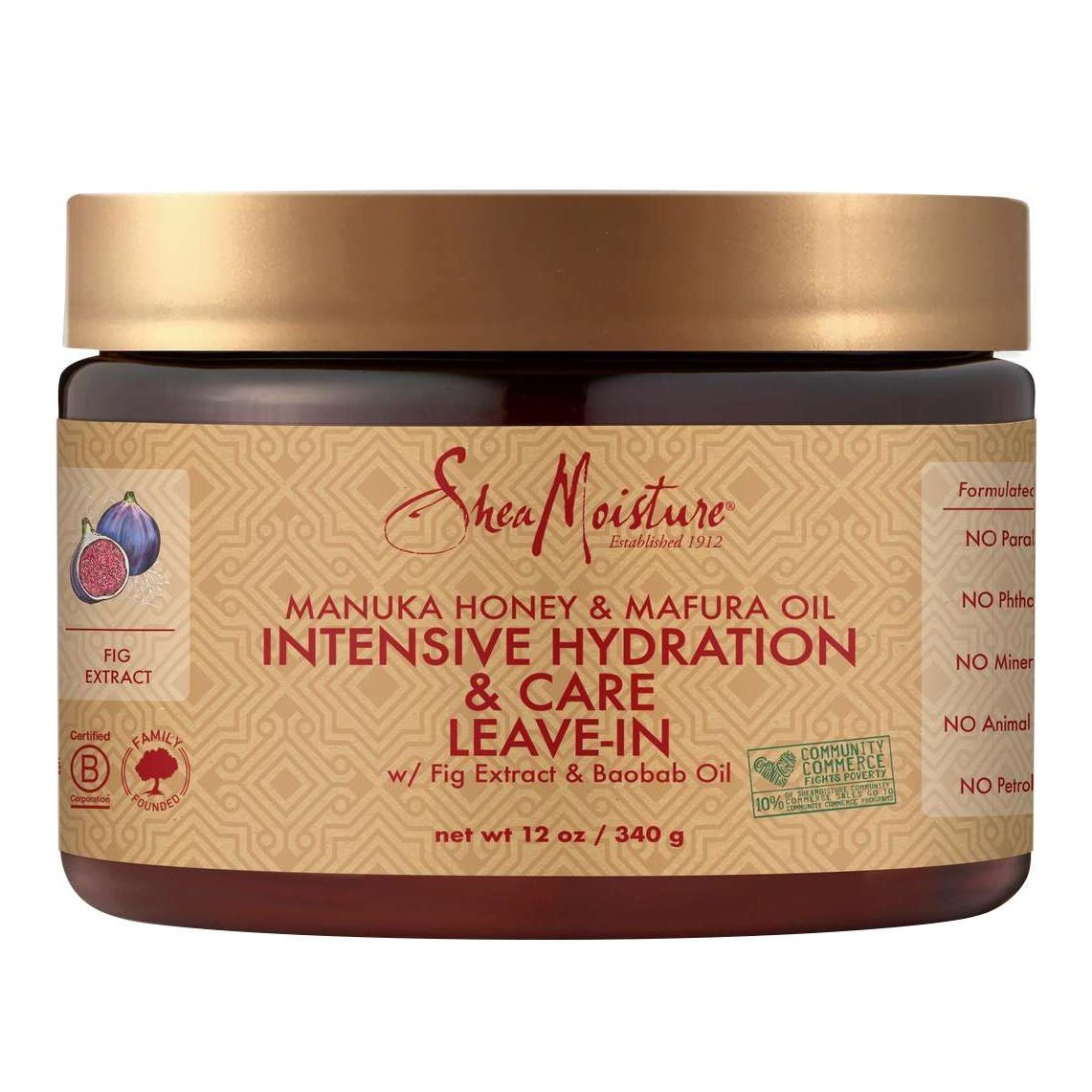 Shea Moisture Manuka Honey Mafura Oil Intensive Hydration Leave-In Conditioner