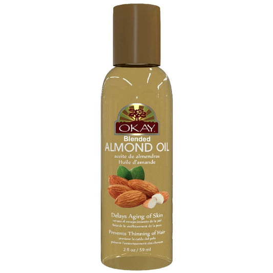Okay Skin Hair Oil Almond 2 Oz