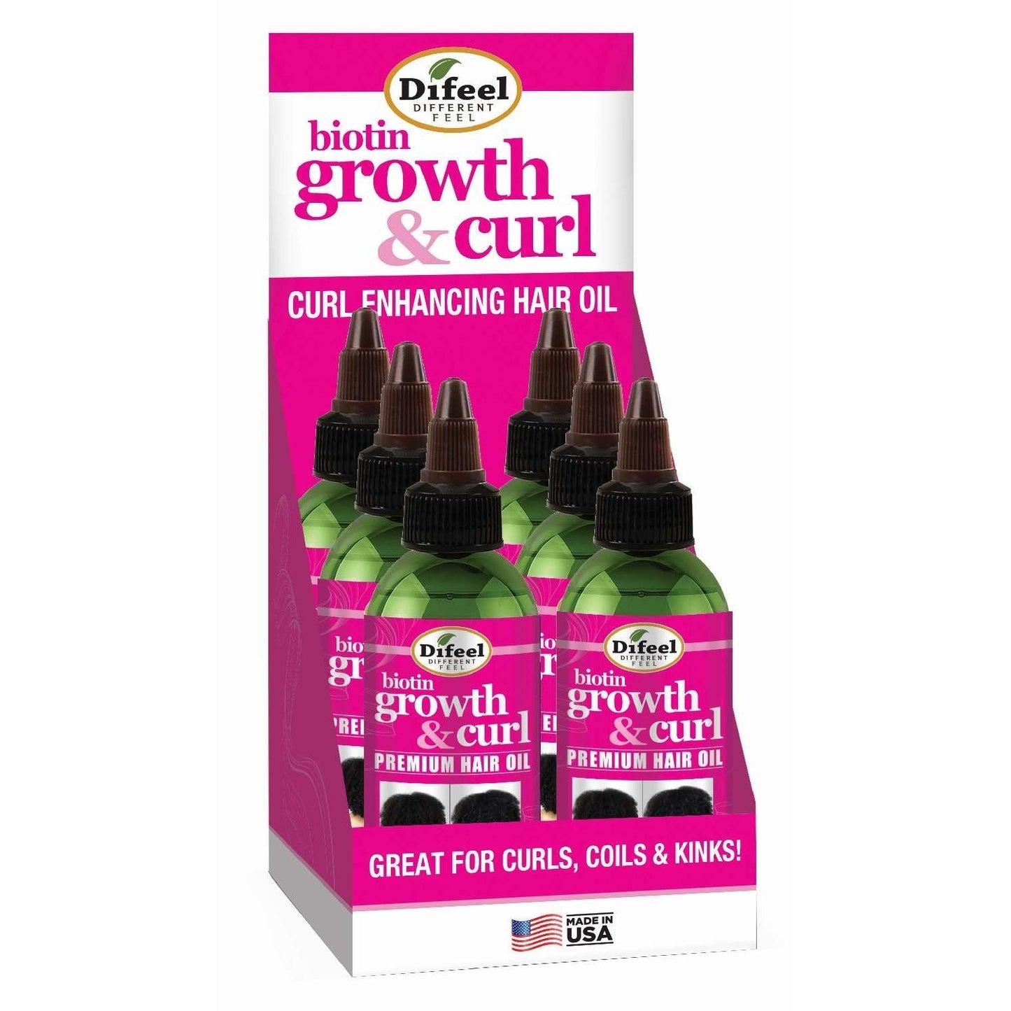 Sunflower Difeel Premium Natural Hair Oil Growth And Curl Biotin