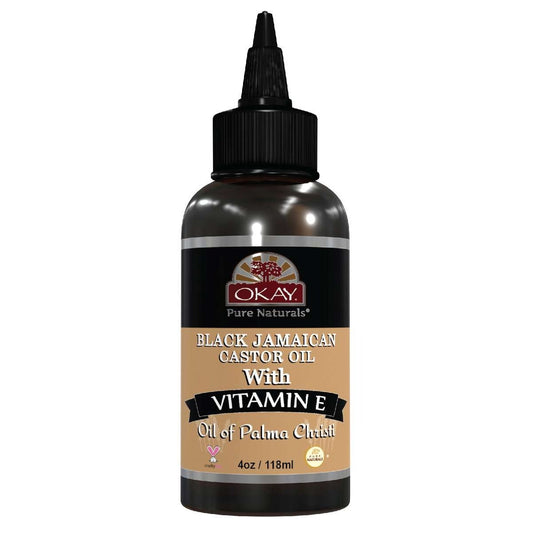 Okay 100 Percent Black Castor Oil Vitamin E