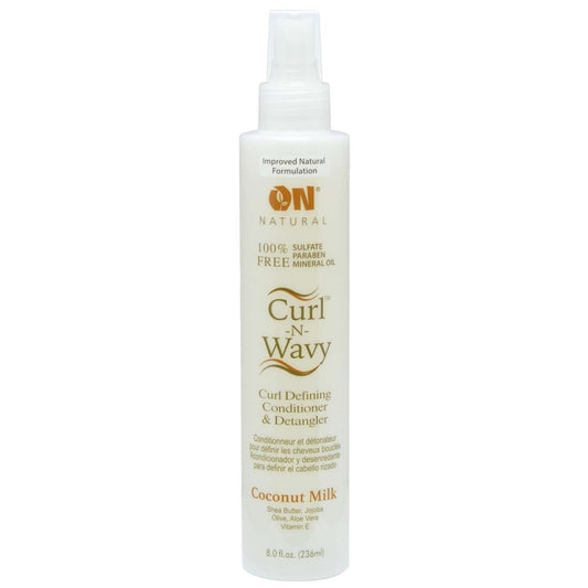 On Natural Curl-N-Wavy Coconut Milk Detangler